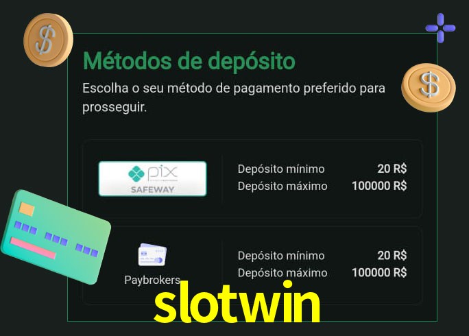 O cassino slotwin oferece uma grande variedade de métodos de pagamento